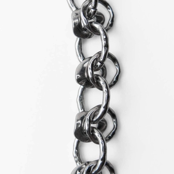 NWT Zara Woman Accessories HEWN LINK BELT Size 32 - Picture 3 of 10